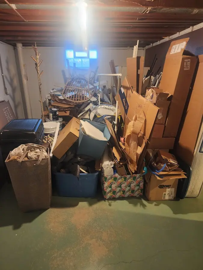 Roll-off dumpster container at job site for Roll Off Dumpster Rental in Middlesborough